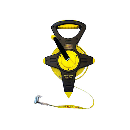 Measuring tape store for land